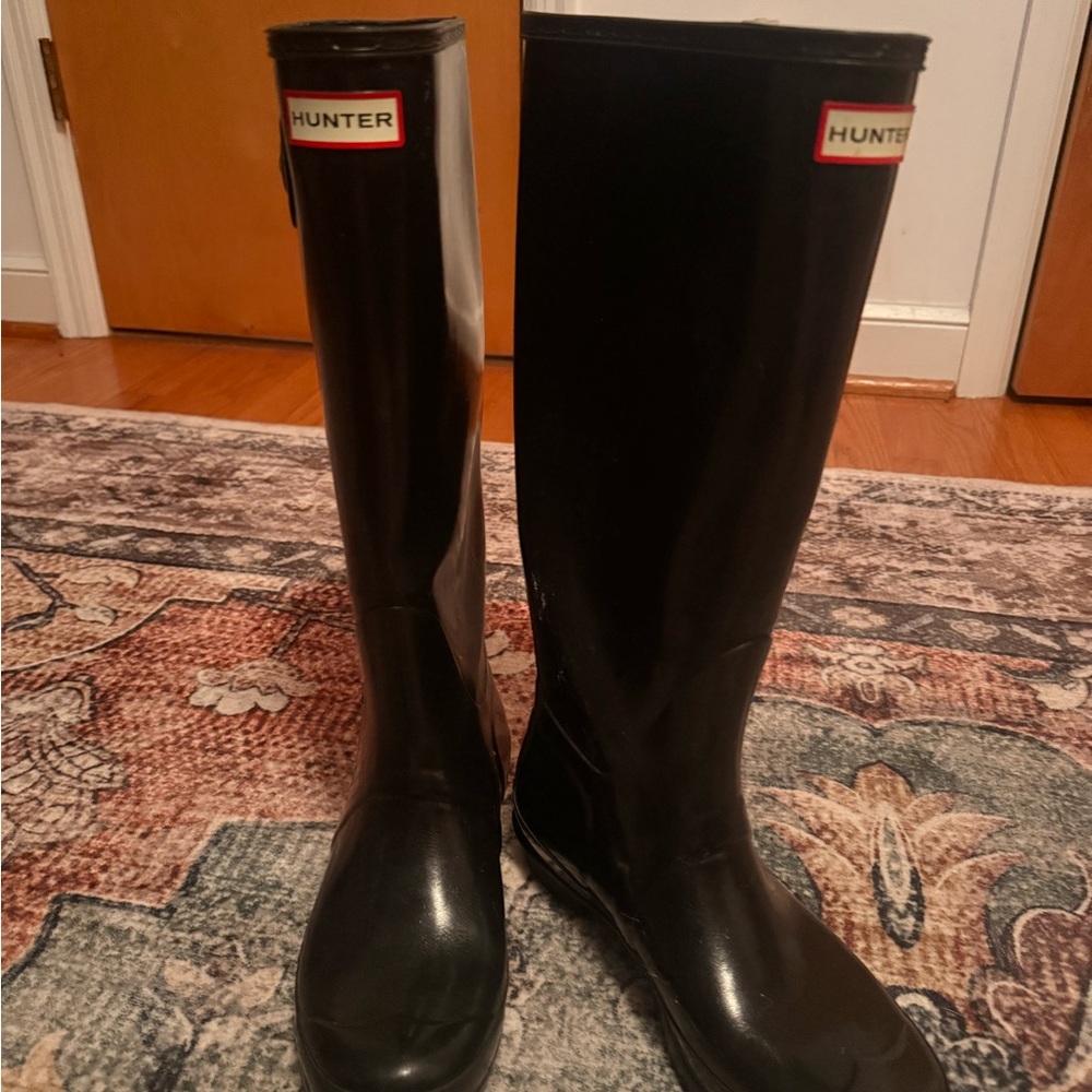 Hunter Classic Black Tall Boots